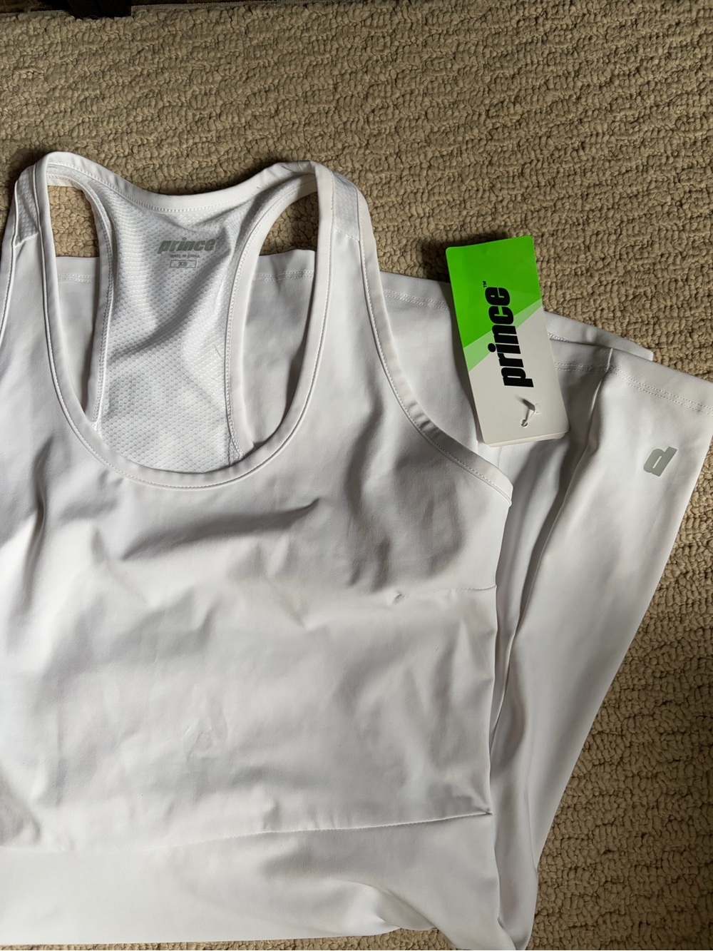 BNWT- Prince white tennis dress- size xs